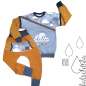 Preview: REST 33 cm Bio Sommersweat #Ringel Senf
